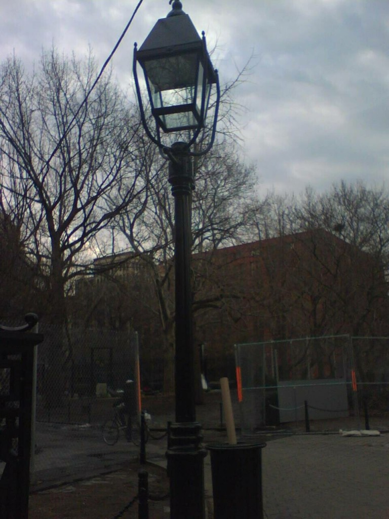 Lights at Washington Square Park